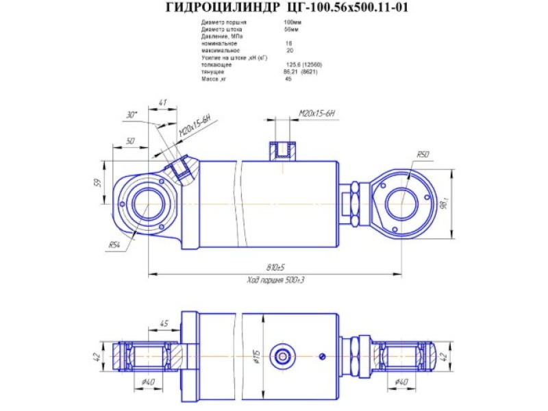 ЦГ-100.56х500.11-01